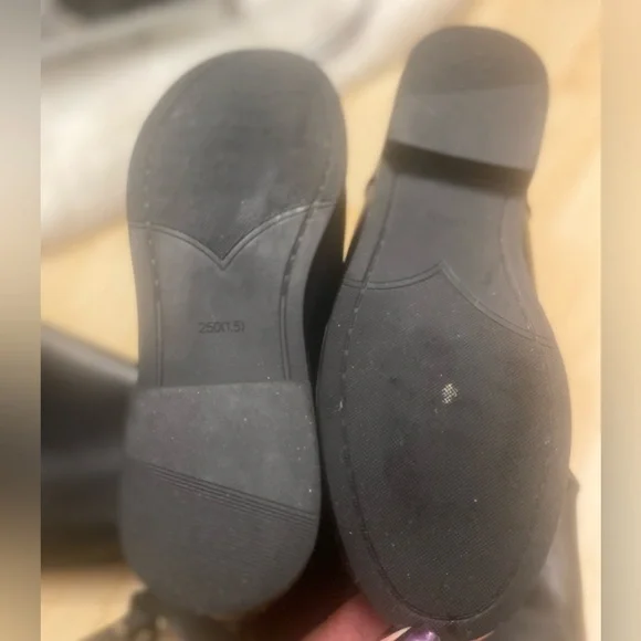 Black Knee-High rain Boots - Picture 12 of 16